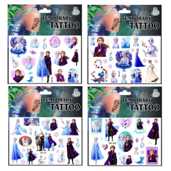 Jäädytetyt tatuoinnit - 4 arkkia - Lasten tatuoinnit Multicolor