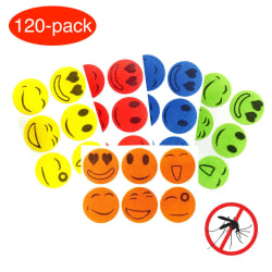 Myggeafvisende klistermærker 120stk - Myggeafvisende klistermærker Multicolor