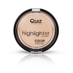 Highlighter compact - 4 färger  - Quiz Cosmetics Silver