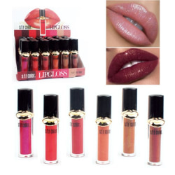 6st Läppglans Set - Lipgloss - lipbalm - makeup set multifärg