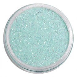 Negleglitter - Finkornet - Babyblå - 8ml - Glitter Light blue