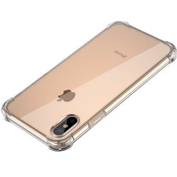 iPhone X/Xs silikon Shockproof Skal extra stöt tåligt Transparent