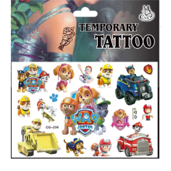 Paw patrol tatueringar - 17st - Barn tatueringar MultiColor CG-236