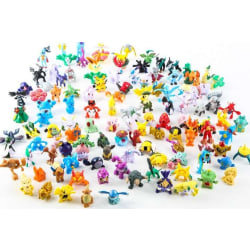 24 stk farverige Pokemon-figurer - Saml Mini Pokemon Pikachu Multicolor