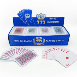 2-pack Kortlek - Spelkort - Poker - PVC Vattentäta multifärg