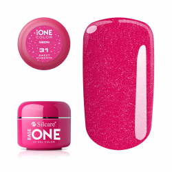 Base one - Neon - Sweet magenta 5g UV-gel Rosa