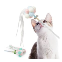 Kattleksak med mjuk boll - Cat toy multifärg