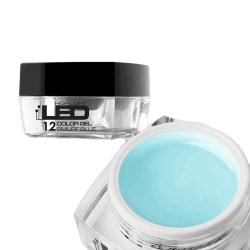 Høy lys LED - Smurf blå - 4g LED/UV gel