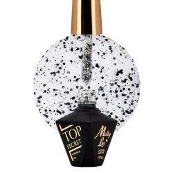 Mollylac - Top Secret - No Wipe - 10g - UV gel / LED - Topcoat Multicolor