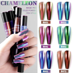 Chameleon powder pen, Holo Peacock - Chrome pigment B852
