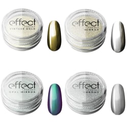 Chrome pigment - 5 olika - Silcare Opal mirror effect