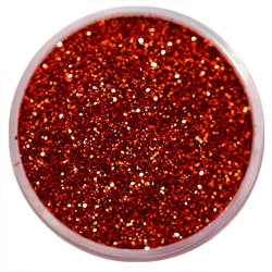 Nagelglitter - Finkornigt - Röd - 8ml - Glitter Röd