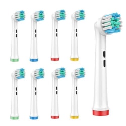 12-pak tandbørstehoveder - Kompatibel med Oral-B Multicolor
