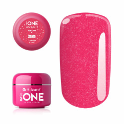 Base one - Neon - Candy pink 5g UV-gel Rosa