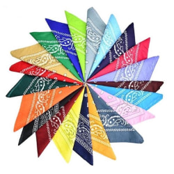 2-pak Bandana Paisley mønster tørklæder - Mix Multicolor
