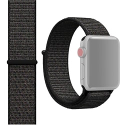 Apple Watch 38mm / 40mm Nylonarmband Svart 1-Pack