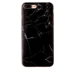iPhone 6Plus/6sPlus Marmor Skal Premium TPU Svart Svart