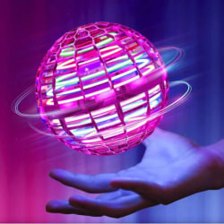 FlyNova PRO LED Boll Drönare - Svävande Magic Mini Ball - Rosa