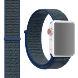 Apple Watch 42mm / 44mm Nylonarmband Mörkblå