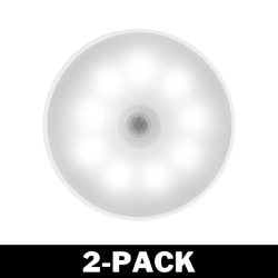 LED Spotlight med Rörelsesensor - Trådlös Belysning 2-Pack