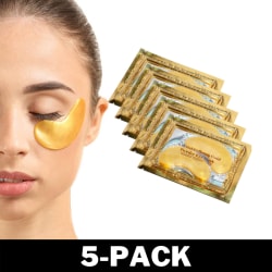 Ögonmask Crystal Collagen 24K Guld 5-Pack