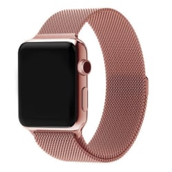 Apple Watch 42 / 44 mm Milanese Loop Metall Armband Rosé Guld