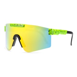 Polariserade Sportsolglasögon Unisex Luminous Green (C14)