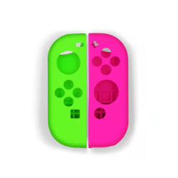 Silikonskydd till Nintendo Switch Joy-Cons - Grön/Rosa