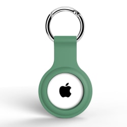 Airtag Apple Skal Silikon Med Nyckelring Grön 1-Pack