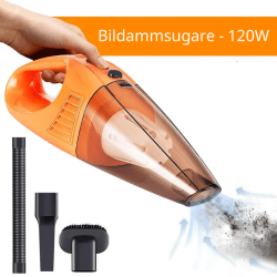Dammsugare till Bilen - Portabel Effektiv Bildammsugare Orange