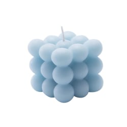 Bubbelljus / Cubic Candle - Ljusblå