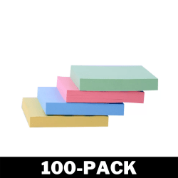 Självhäftande Notislappar - Sticky Notes Flerfärgade 100-Pack