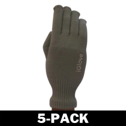 iGloves - Touchvantar / Touchhandskar Grå 5-Pack