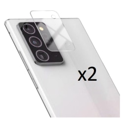 2-Pack 3D Samsung Note20 Bakkamera skärmskydd.