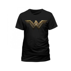 DC Comics Wonder Woman Movie - Main Logo   T-Shirt Black XL