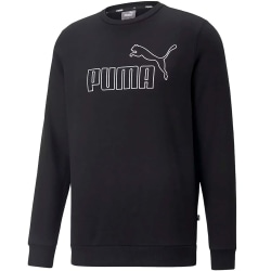 Sweatshirts Puma Ess Elevated Crew FL Svarta 170 - 175 cm/S