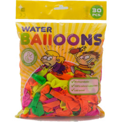 Vattenballonger olika färger - 30-pack multifärg