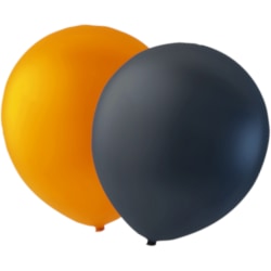 24-pack Mix Orange och svarta Ballonger multifärg