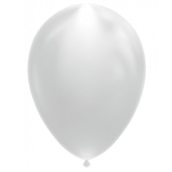 LED-ballonger - Ljusballonger för Alla hjärtans dag, Födelsedag och Bröllopsdekorationer Silver