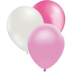 Ballonger mix Rosa/vit/ljusrosa 27-pack multifärg