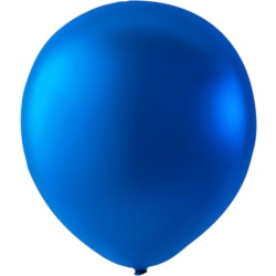 Ballonger Latex Blå Metallic - 10-pack | 30 cm (12 tum) Blå