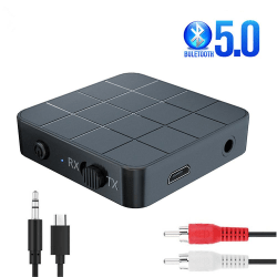 Musik Stereo Trådlös Adapter Med Rca 3.5mm Aux Jack För Bil Bluetooth 5.0 KN321