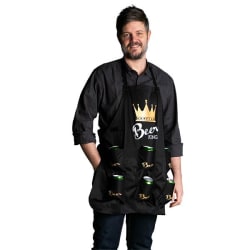 Grillförkläde Beer King Svart