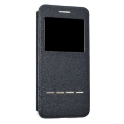 Huawei P10 fodral med Call-ID & Svara funktion Svart