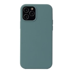 iPhone 12 PRO MAX - Silicone Case - Mobilskal i silikon Mörkgrön