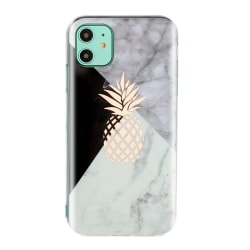 Marmorskal med ananas för iPhone 11 multifärg