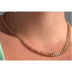 Guldkedja - välj mellan 5 olika HOTDesign UNISEX Halsband guld