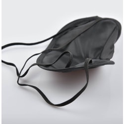Sovmask silke 3D superskön för bra sömn - svart svart