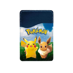 Pokemon Pikachu & Eevee Självhäftande Korthållare För Mobiltelef multifärg one size