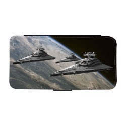 Star Destroyer iPhone 12 / iPhone 12 Pro Plånboksfodral multifärg